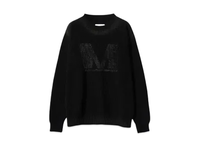MM6 Maison Margiela Crewneck "Black/Black"