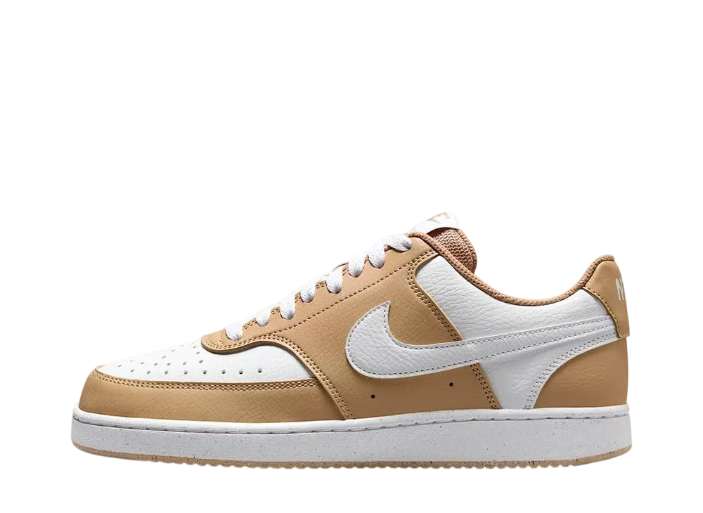 ナイキ ウィメンズ コートビジョン ロー ネクストネイチャー "ヘンプ/ホワイト"