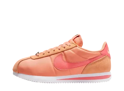 Nike Women's Cortez Textile "Apricot Agate/White/Safety Orange/Magic Ember"