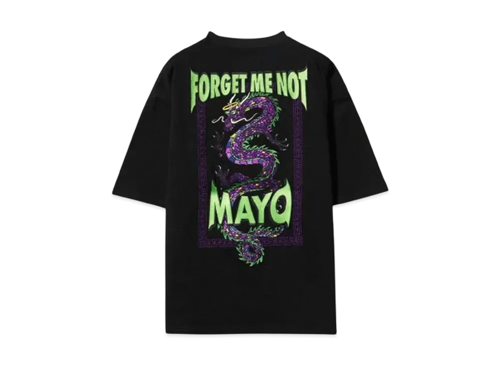 MAYO MAYO GRAGON EMBROIDERY SHORT SLEEVE TEE "BLACK"