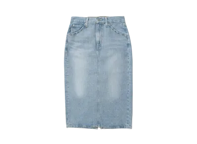 LEVI'S HR BACK SLIT SKIRT "RIVETING CLEAN HEM"
