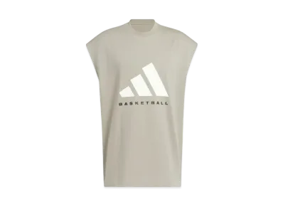 adidas Basketball Sleeveless T-shirt (Gender Neutral) "Putty Beige"