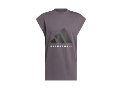 adidas Basketball Sleeveless T-shirt (Gender Neutral) "Grey Strata"