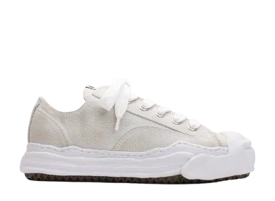Maison MIHARA YASUHIRO HANK OG Sole Brushed Shrink Leather Low-top Sneaker "White"