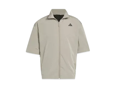 adidas Basketball Full Zip Shooting Shirt (Gender Neutral) "Putty Beige"