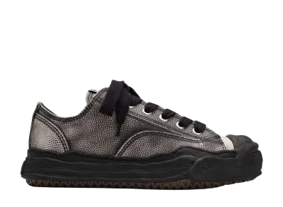Maison MIHARA YASUHIRO HANK OG Sole Brushed Shrink Leather Low-top Sneaker "Black/Black"