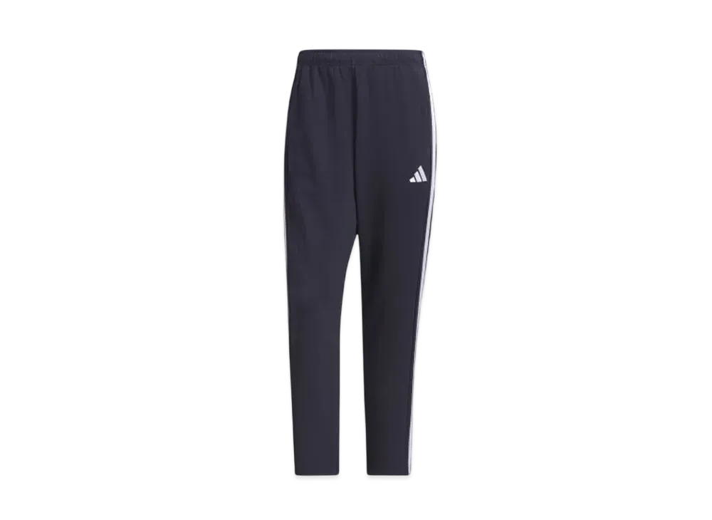 adidas Three Stripes Regular Fit Double Knit Open Hem Track Pants "Legend Ink/White"
