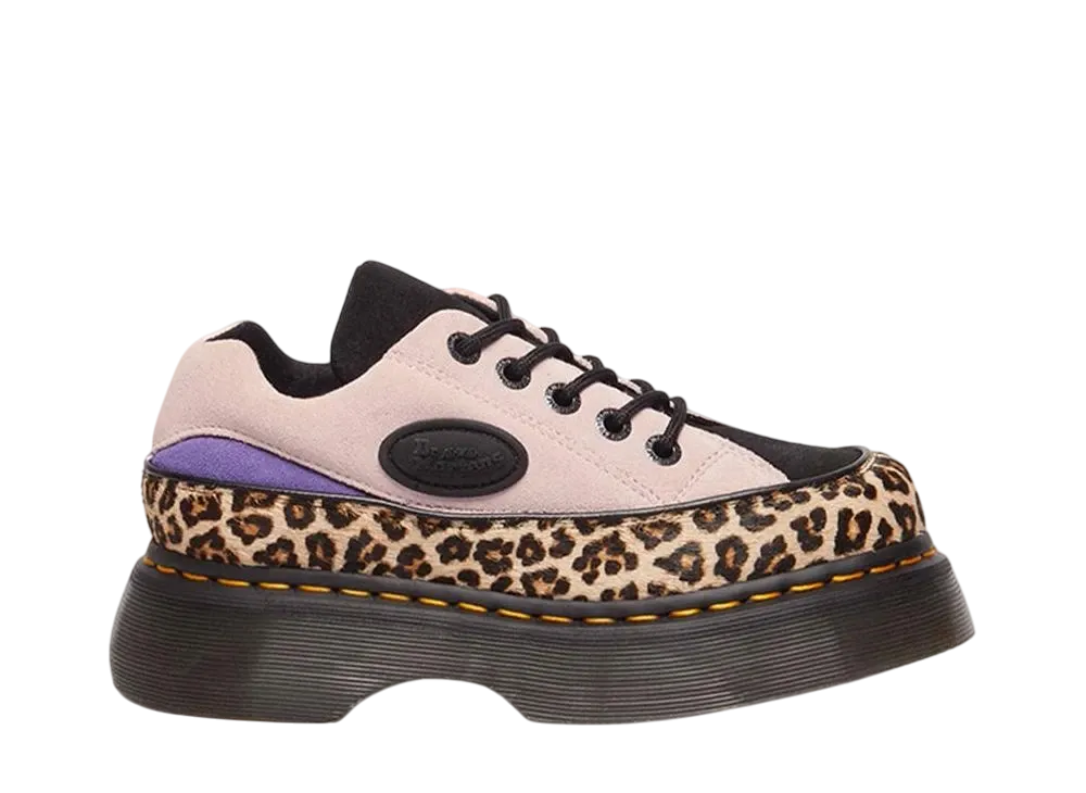 Dr.Martens Women's Buzz 5-Eye Shoes "Light Tan/Powder Pink"