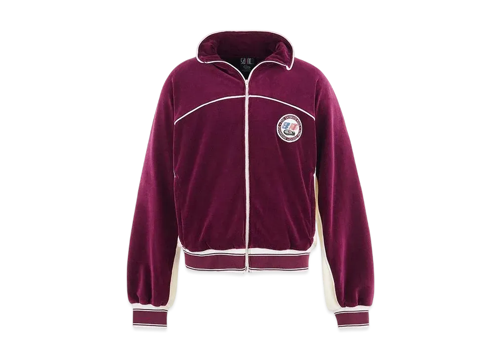 SAINT Mxxxxxx x LASTMAN Track Jacket Velour "Burgundy"