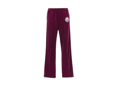 SAINT Mxxxxxx x LASTMAN Track Pants Velour "Burgundy"