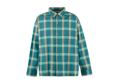 SAINT Mxxxxxx x LASTMAN Check Shirt Cotton "Green"