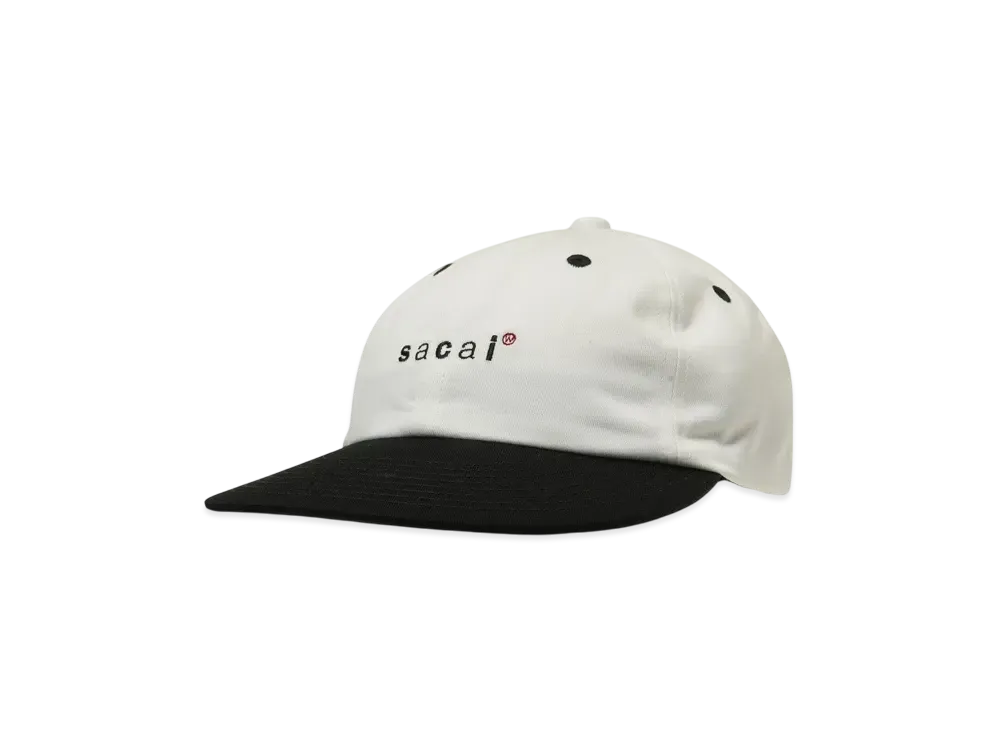 WTAPS x sacai Cotton Twill Cap / Cap / CTPL Twill "White/Black"