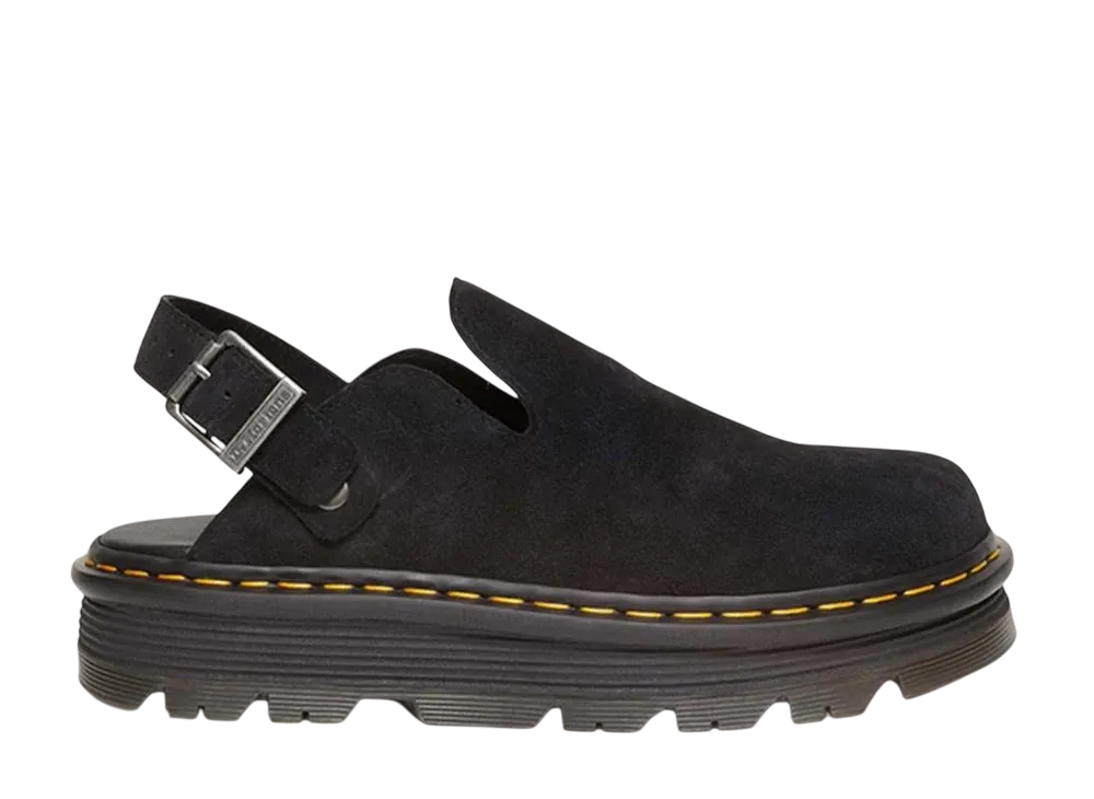 ドクターマーチン ゼブザグ ミュール スリング バック シューズ "ブラック"