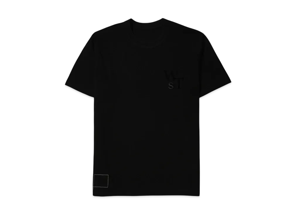WTAPS x sacai Flock Print T-Shirt / SS / Cotton "Black" 2423234D-CSM03S / 25-0927S