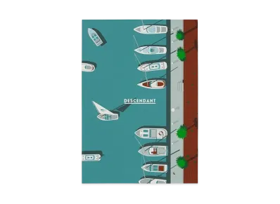 DESCENDANT Fit out SILKSCREEN POSTER "White"