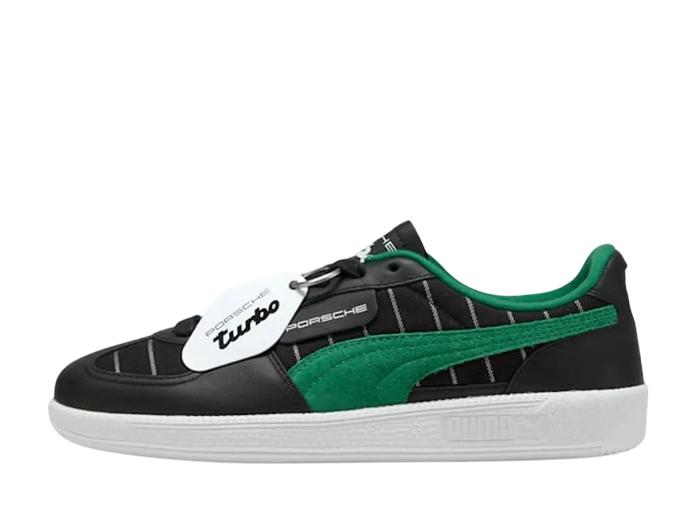 ポルシェレガシー × プーマ パレルモ ピンストライプ "プーマブラック/アーカイブグリーン"