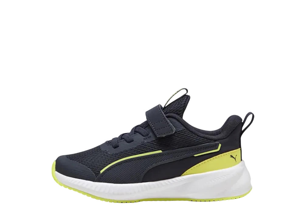 プーマ PS フライヤー3 "ニューネイビー/レモンシャーベット/プーマホワイト" (キッズ)