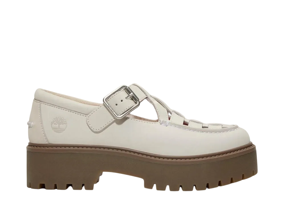 Timberland Women's Stone Street Buckle Shoes "Natural"