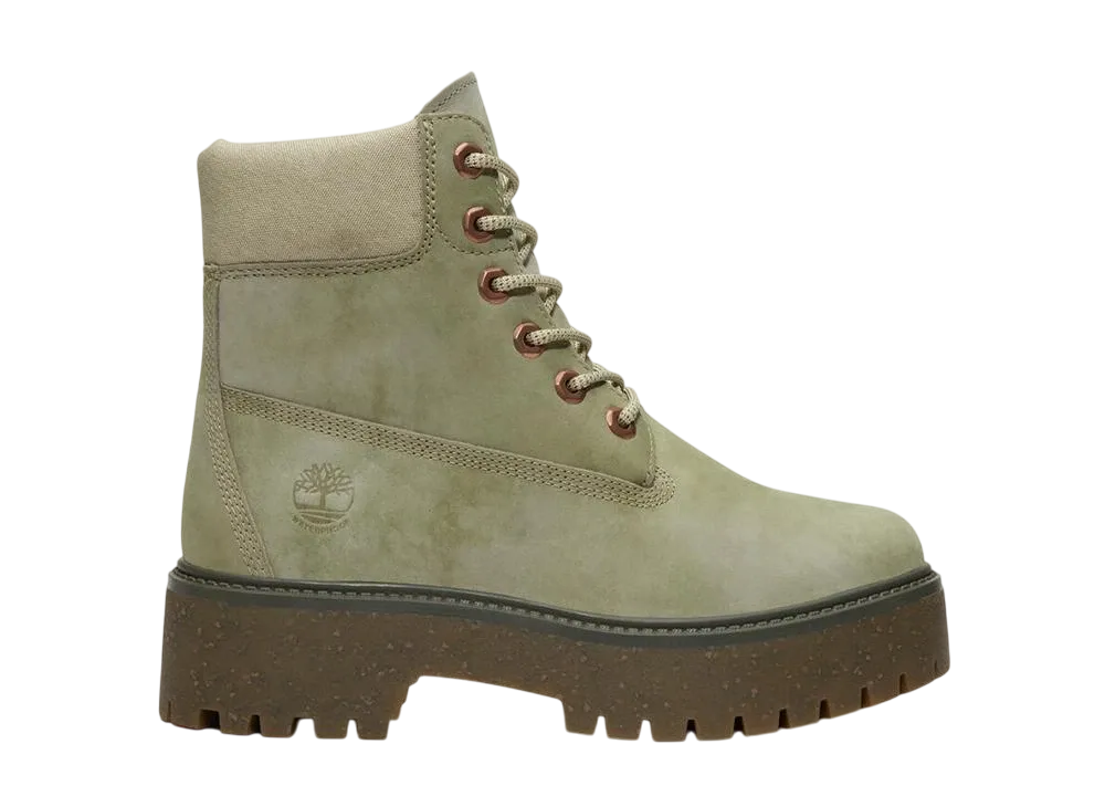 Timberland Women's Stone Street 6inch Waterproof Boot "Light Green"