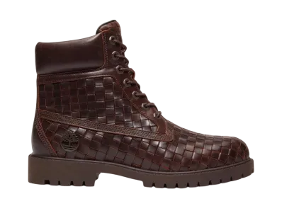 Timberland 6inch Premium Boot Woven "Dark Brown"