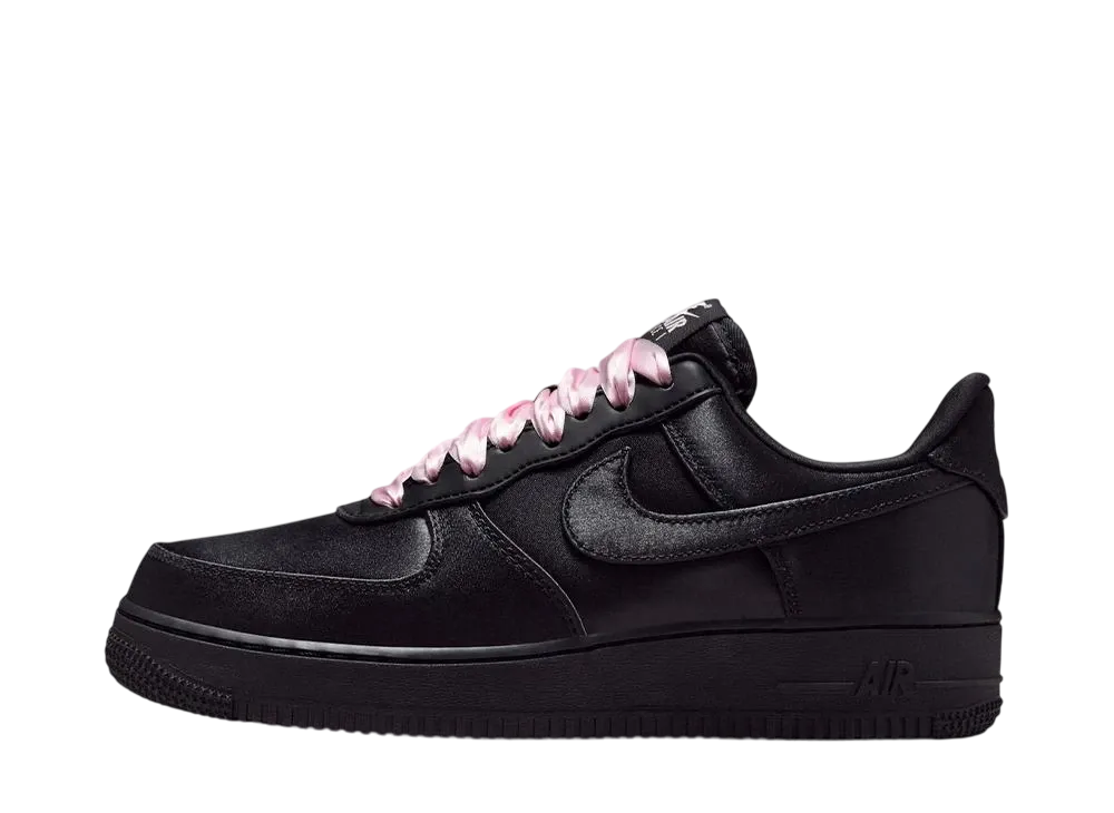 Nike Women's Air Force 1 Low "Black Satin"