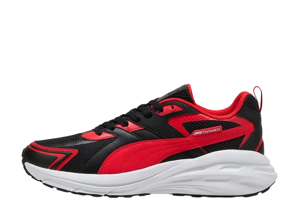 F1 × プーマ ヒプノティック LS "プーマブラック/ポップレッド"
