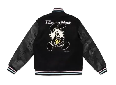HUMAN MADE x VERDY Varsity Jacket #2 "Black" (OTSUMO PLAZA Exclusive)