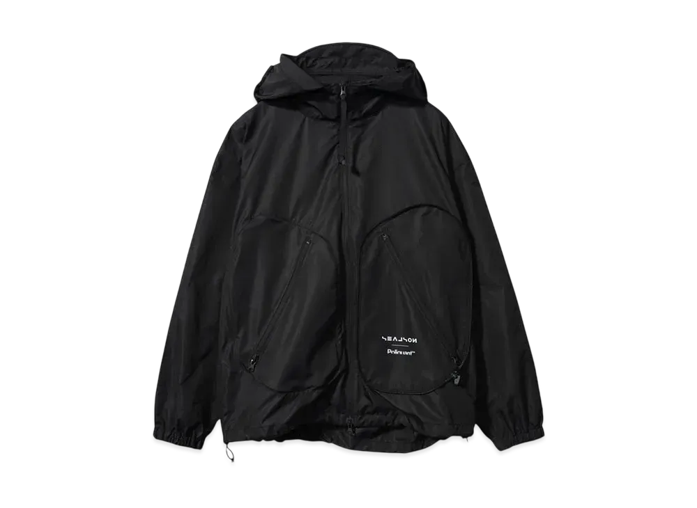 Poliquant SEALSON | POLIQUANT THE VERSATILE AND FUNCTIONS JACKET WITH PACKABLE / UTILITY BAG "BLACK"
