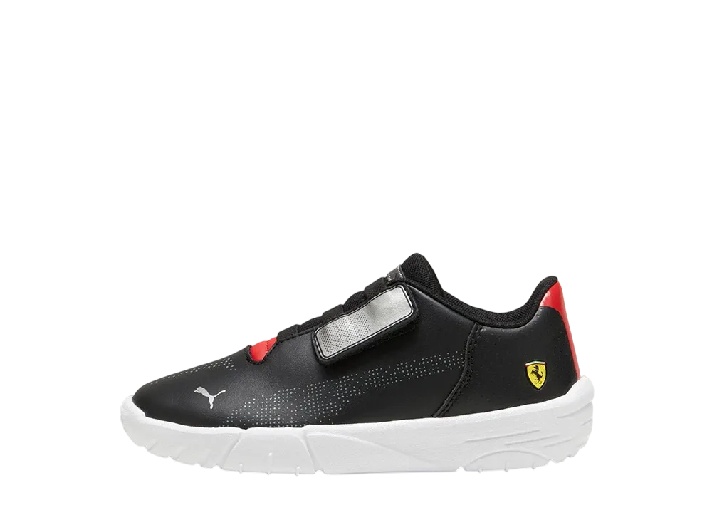 スクーデリア フェラーリ × プーマ PS ドリフトキャット デシマ2.0 "プーマブラック/ロッソコルサ" (キッズ)