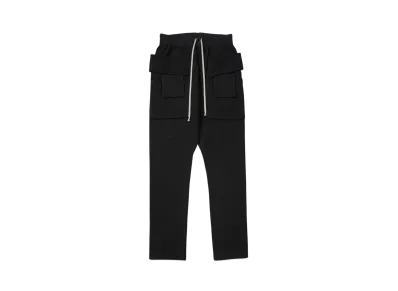 RICK OWENS DRKSHDW CREATCH CARGO DRAWSTRING "BLACK"