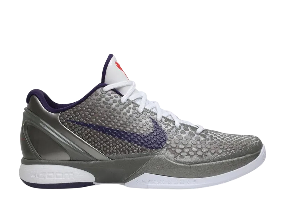 Nike Kobe 6 "Metallic Pewter/Ink/White/Crimson"