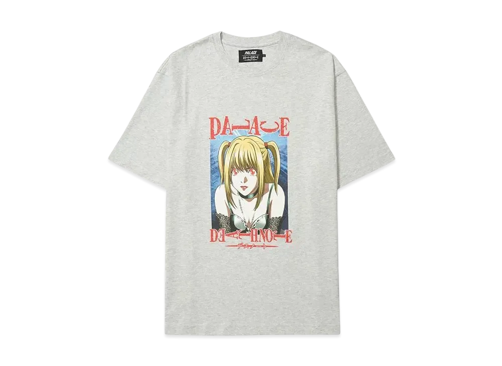 PALACE x DEATH NOTE T-Shirt "Grey Marl"