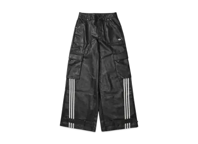 adidas Adilenium Season 3 Vintage Faux Leather Pants "Black"