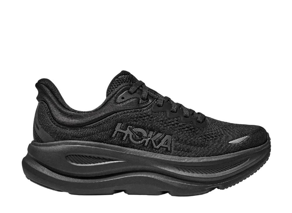 Hoka Bondi 9 Wide "Black/Black"