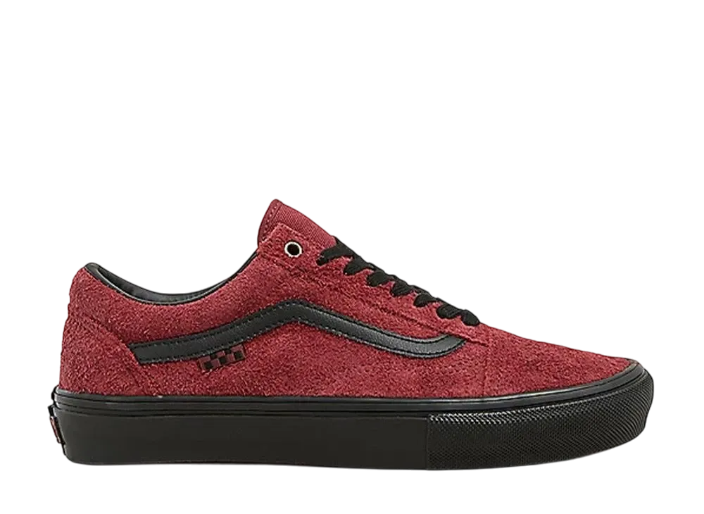 Vans Skate Old Skool Hairy Suede "Burgundy"