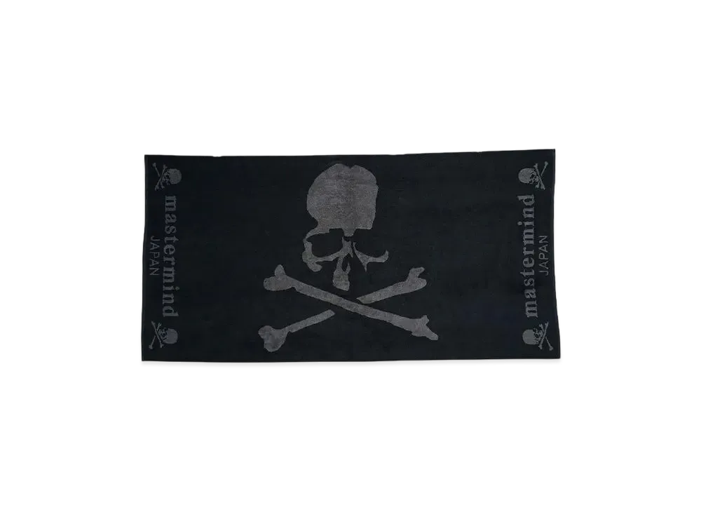MASTERMIND JAPAN-JAPAN BEACH TOWEL "BLACK"