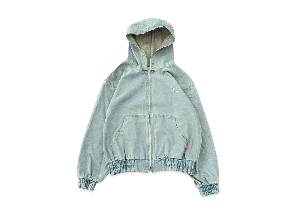 9090 umbro x 9090 Denim Zip Hoodie "SAND BEIGE"