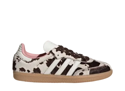 アディダスオリジナルス ウィメンズ サンバ OG "カウプリント/ダークブラウン"