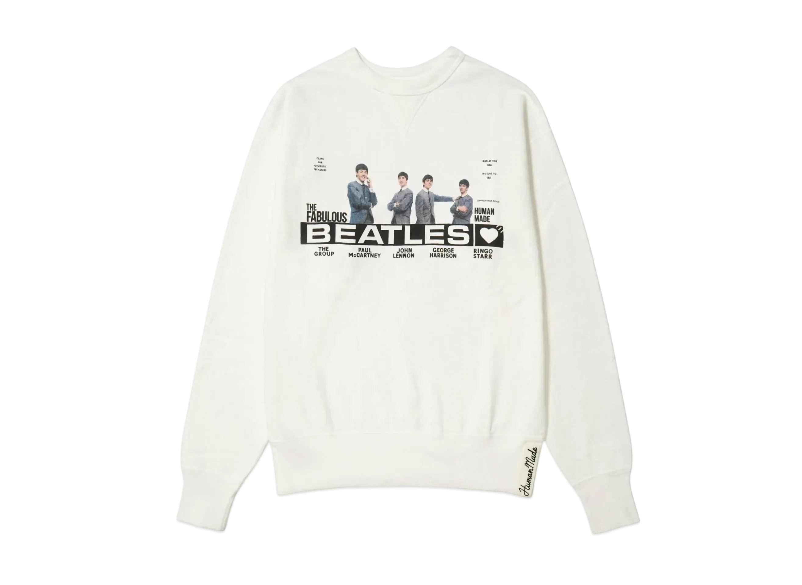 HUMAN MADE Beatles Tsuriami Sweatshirt "White"