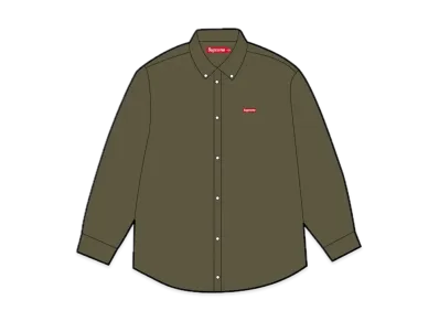 Supreme Small Box Denim Shirt "Olive" (25SS)