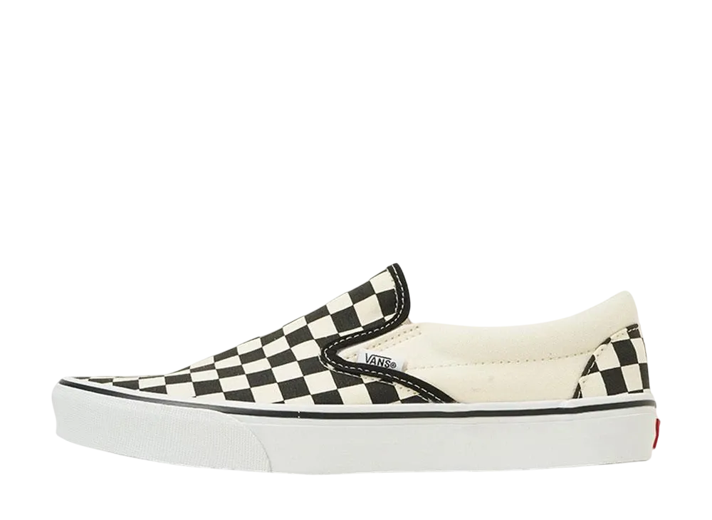 VANS UA Classic Slip-On "BLACK&WHITE CHCKERBOARD/WHITE"