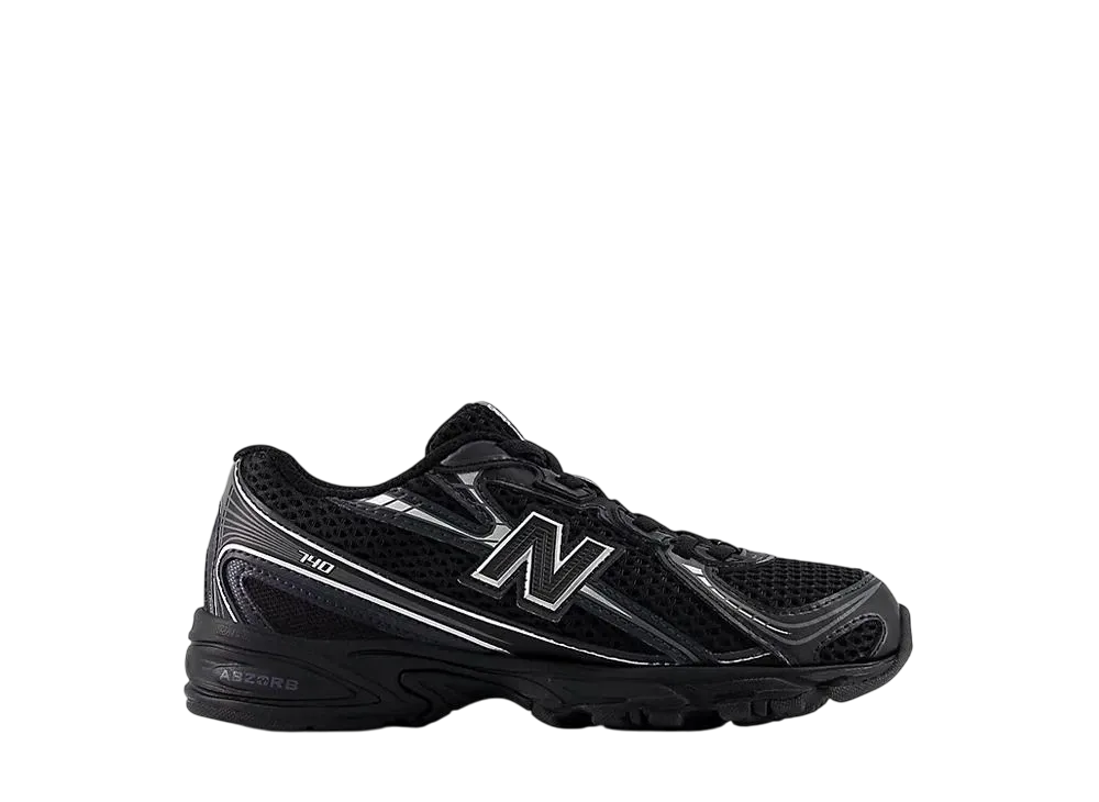 ニューバランス PS 740 バンジー "ブラック/シルバーメタリック" (キッズ)