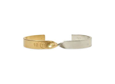 Maison Margiela BRECELET "PALLADIO SEMI POLISHED/Yellow GOLD SEMI POLISHED PLATING"