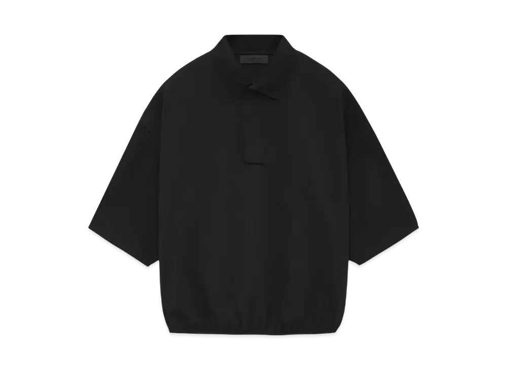 FEAR OF GOD ESSENTIALS 3/4 Sleeve Polo "Black"