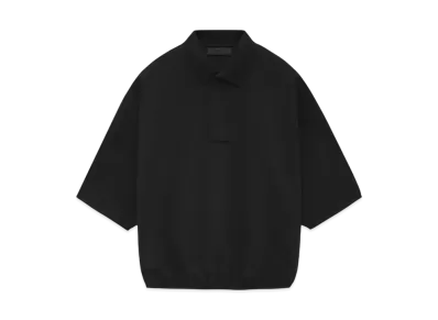 FEAR OF GOD ESSENTIALS 3/4 Sleeve Polo "Black"