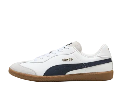 Puma King 21 IT "Puma White/New Navy/Silver Mist"