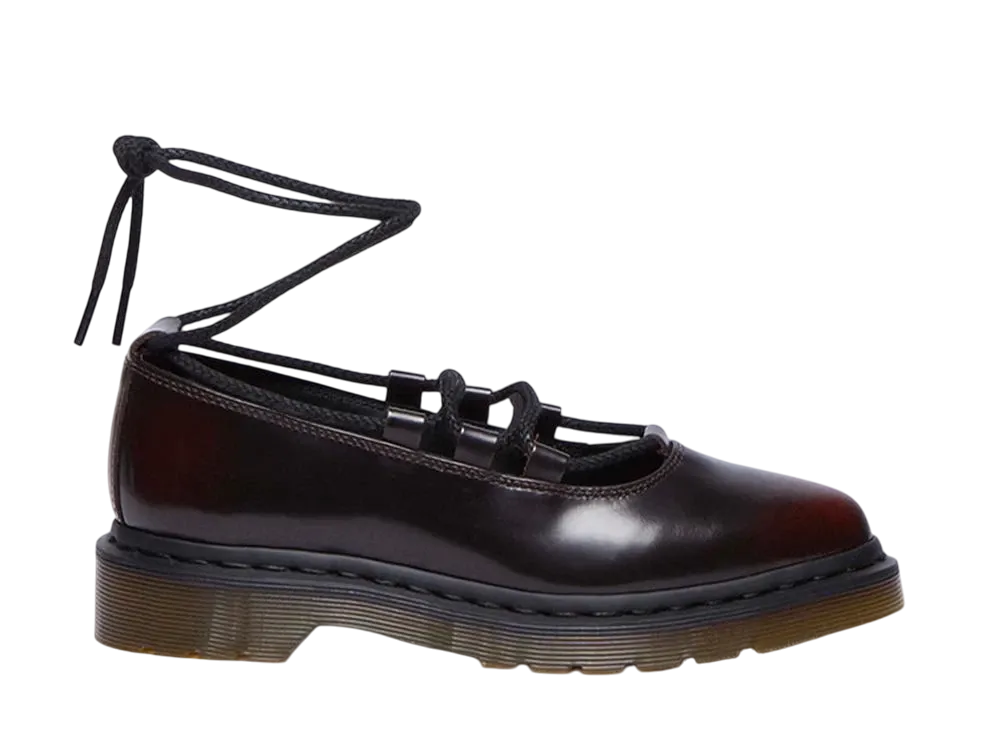 Dr.Martens Women's Elphie 2 Lace Up Shoes "Cherry Red"
