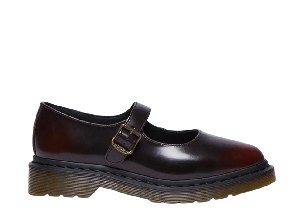 Dr.Martens Women's Elphie Mary Jane Shoes "Cherry Red"