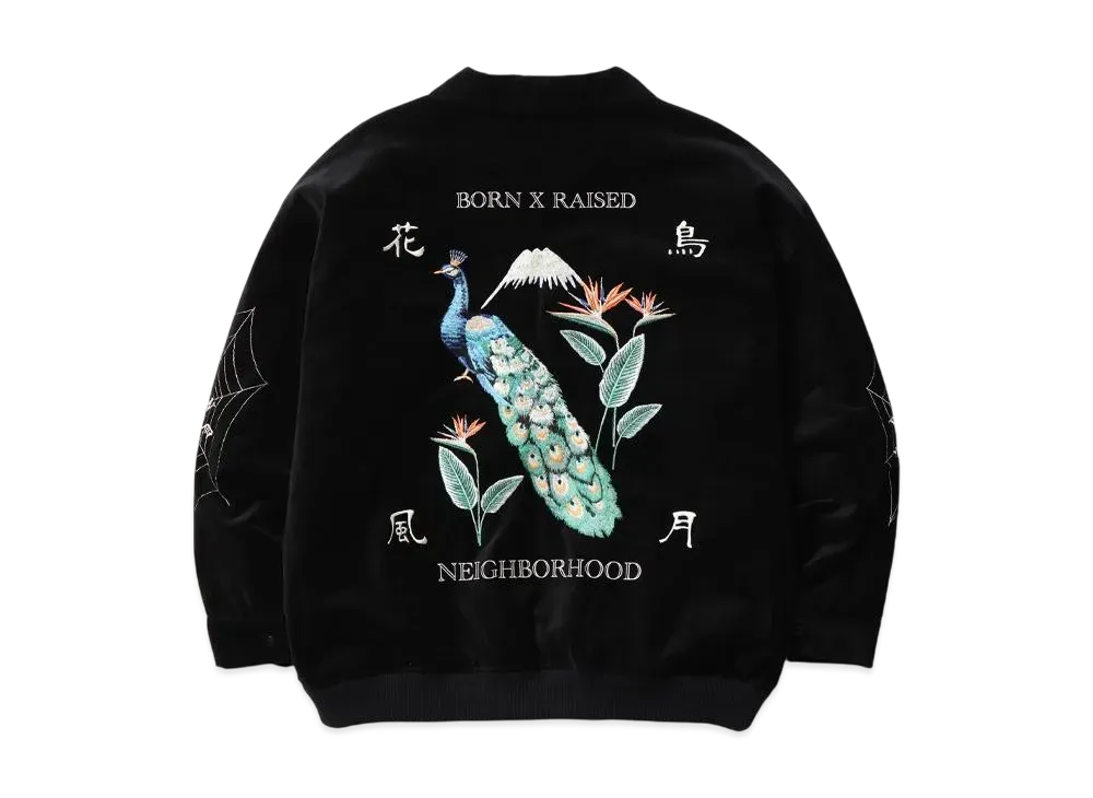NEIGHBORHOOD x Born x Raised Souvenir Jacket "Black"