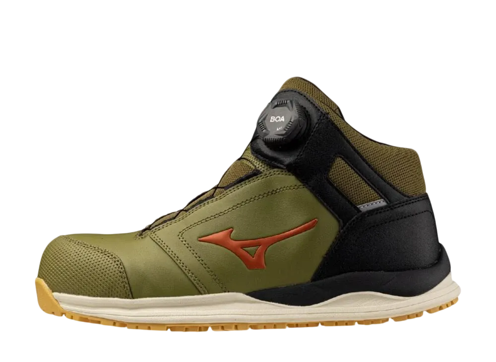 ミズノ オールマイティ HWII 81M ボア "カーキ/オレンジ"